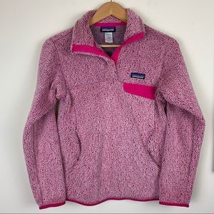 Patagonia Retool Fleece Pullover Sweater Jacket Pink XS